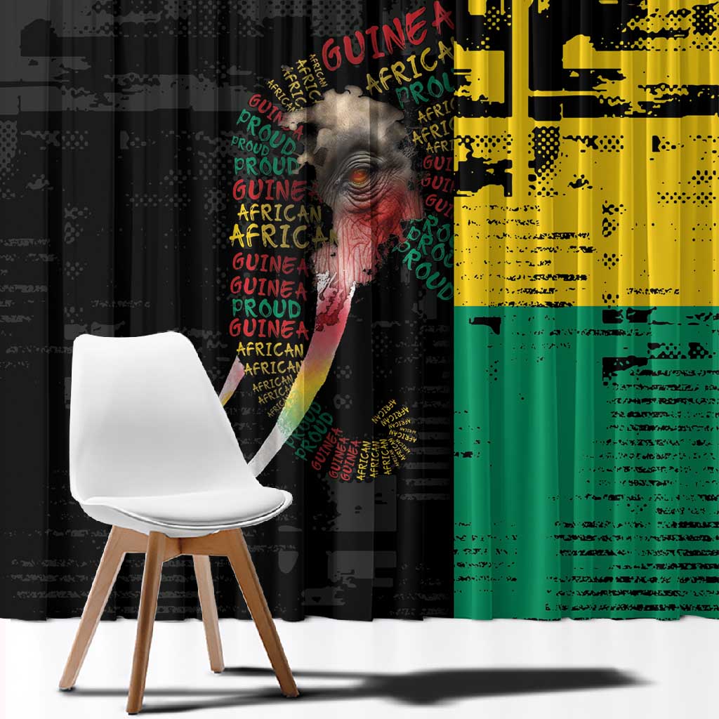 Guinea Window Curtain Elephant Soul African
