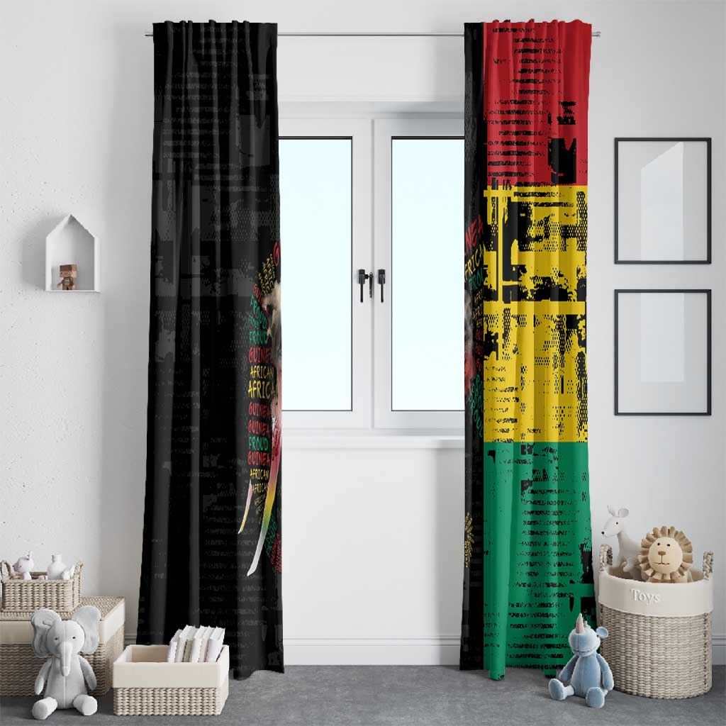 Guinea Window Curtain Elephant Soul African