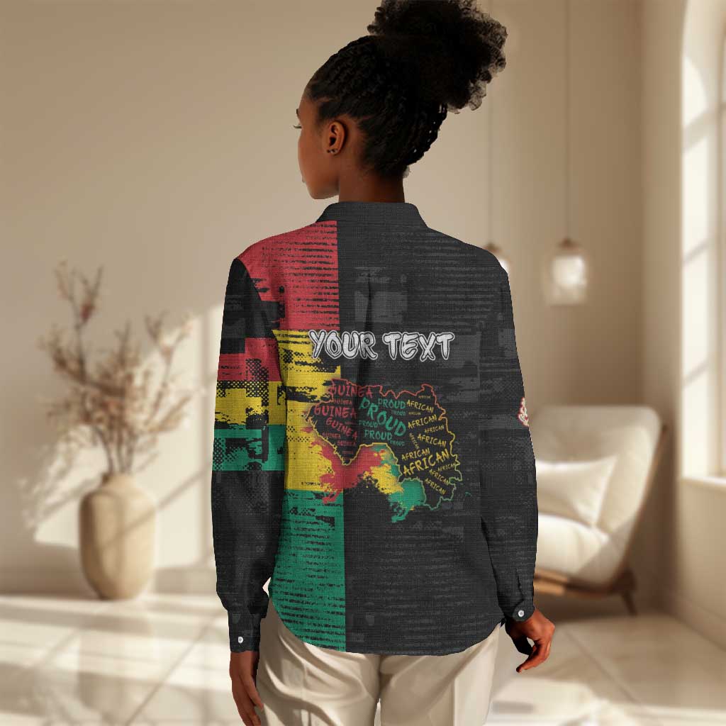 Personalized Guinea Women Casual Shirt Elephant Soul African