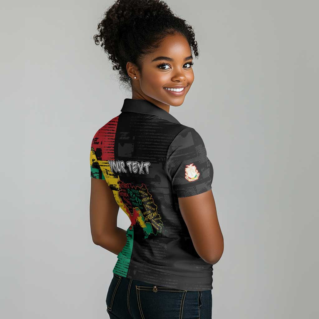 Personalized Guinea Women Polo Shirt Elephant Soul African