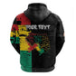 Personalized Guinea Zip Hoodie Elephant Soul African
