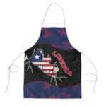 Liberia Apron Map With Pepper Flowers Scratch Texture