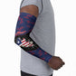 Personalized Liberia Arm Sleeves Map With Pepper Flowers Scratch Texture