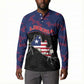 Personalized Liberia Button Sweatshirt Map With Pepper Flowers Scratch Texture