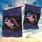Liberia Garden Flag Map With Pepper Flowers Scratch Texture