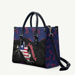 Liberia Leather Bag Map With Pepper Flowers Scratch Texture