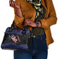 Liberia Shoulder Handbag Map With Pepper Flowers Scratch Texture