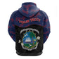 Personalized Liberia Zip Hoodie Map With Pepper Flowers Scratch Texture