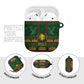 Mali AirPods Case Golden Sun And Mosque Patterns Retro Style