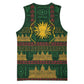Mali Basketball Jersey Golden Sun And Mosque Patterns Retro Style