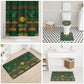 Mali Bathroom Set Golden Sun And Mosque Patterns Retro Style