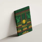 Mali Canvas Wall Art Golden Sun And Mosque Patterns Retro Style