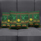 Mali Pillow Cover Golden Sun And Mosque Patterns Retro Style