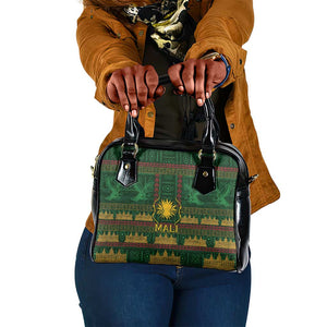 Mali Shoulder Handbag Golden Sun And Mosque Patterns Retro Style
