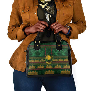 Mali Shoulder Handbag Golden Sun And Mosque Patterns Retro Style