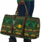 Mali Travel Bag Golden Sun And Mosque Patterns Retro Style