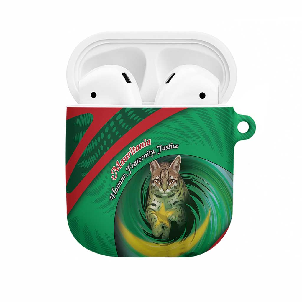 Mauritania AirPods Case African Wildcat From Richat Structure