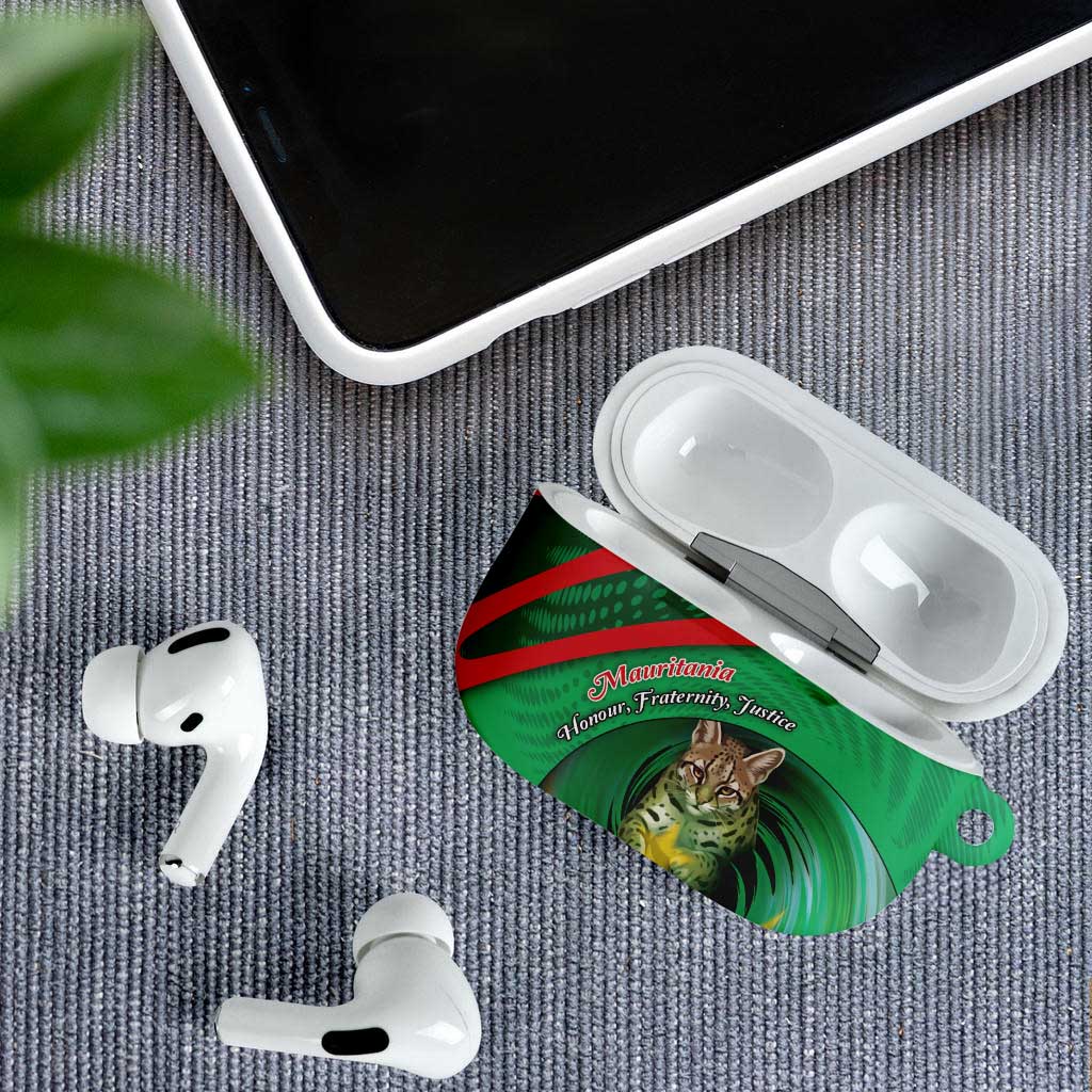 Mauritania AirPods Case African Wildcat From Richat Structure