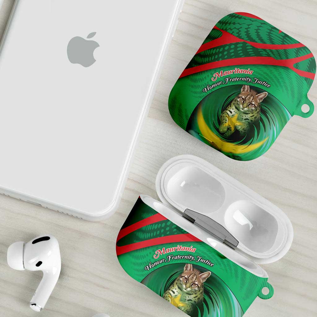 Mauritania AirPods Case African Wildcat From Richat Structure