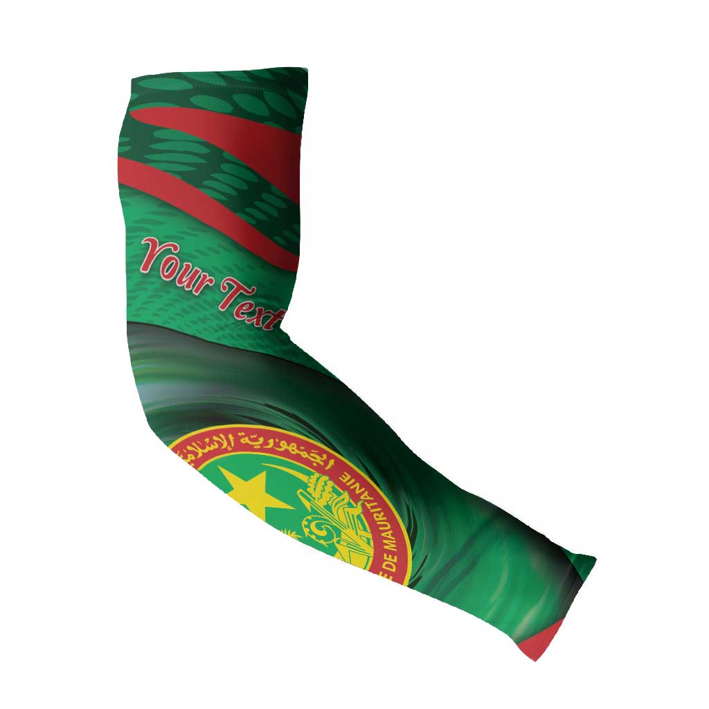 Personalized Mauritania Arm Sleeves African Wildcat From Richat Structure