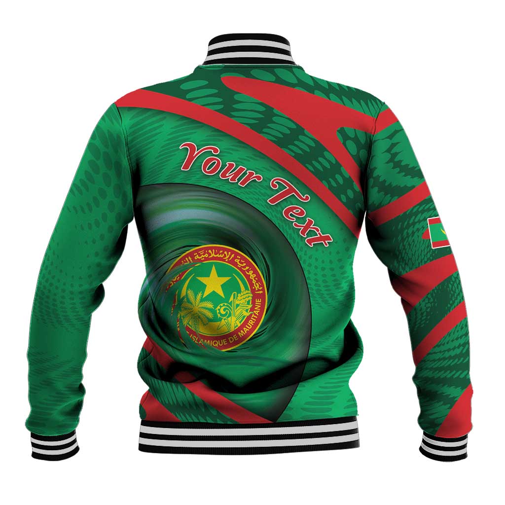 Personalized Mauritania Baseball Jacket African Wildcat From Richat Structure