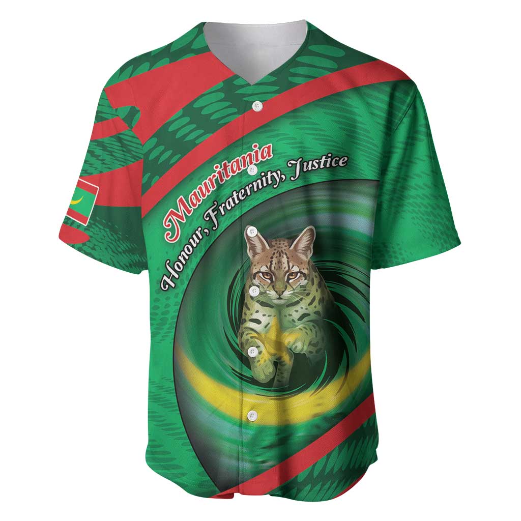 Personalized Mauritania Baseball Jersey African Wildcat From Richat Structure