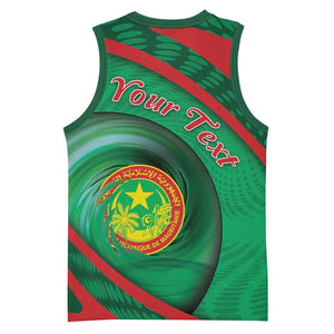 Personalized Mauritania Basketball Jersey African Wildcat From Richat Structure