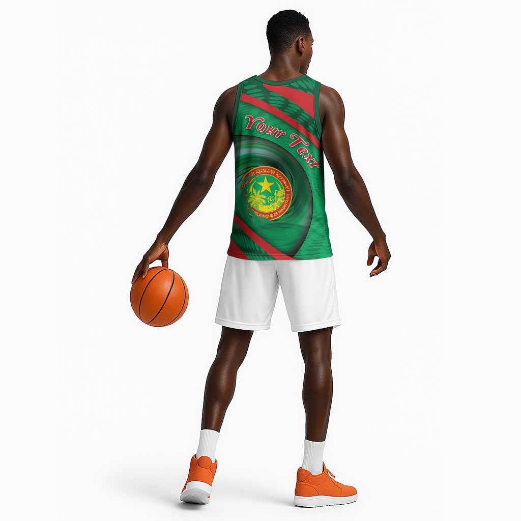 Personalized Mauritania Basketball Jersey African Wildcat From Richat Structure