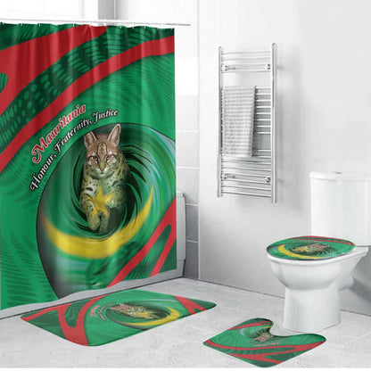 Mauritania Bathroom Set African Wildcat From Richat Structure