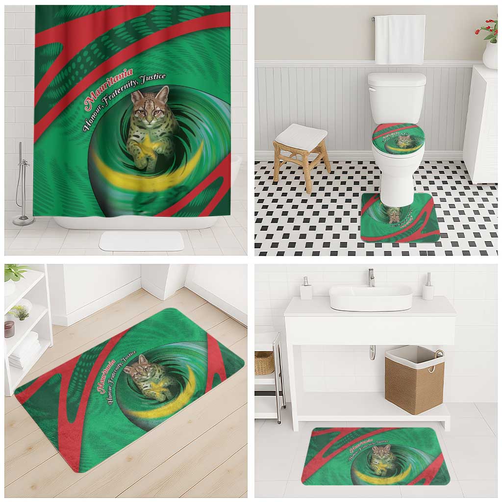 Mauritania Bathroom Set African Wildcat From Richat Structure