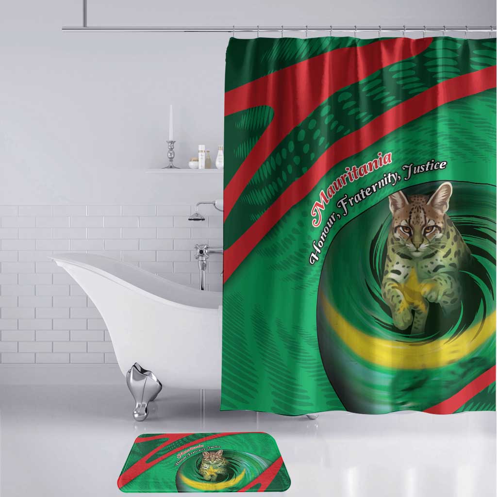 Mauritania Bathroom Set African Wildcat From Richat Structure
