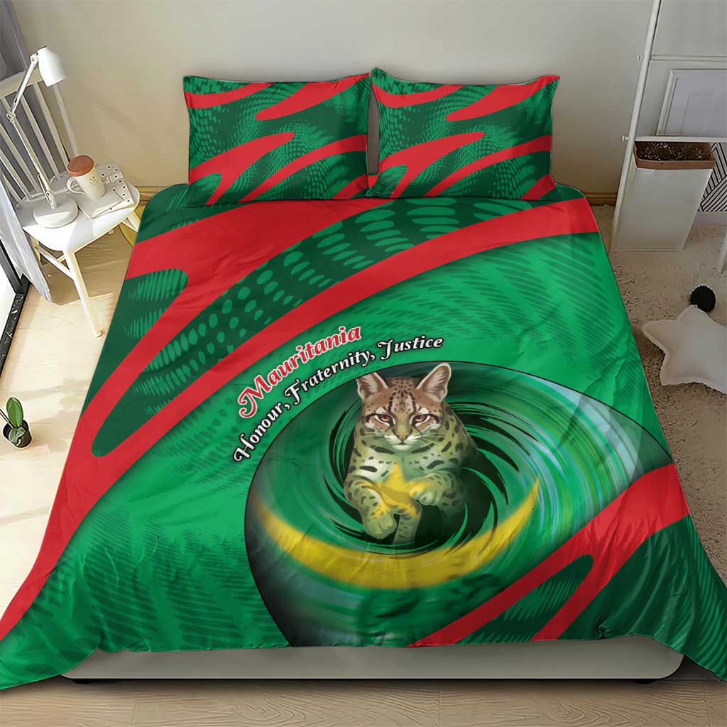 Mauritania Bedding Set African Wildcat From Richat Structure