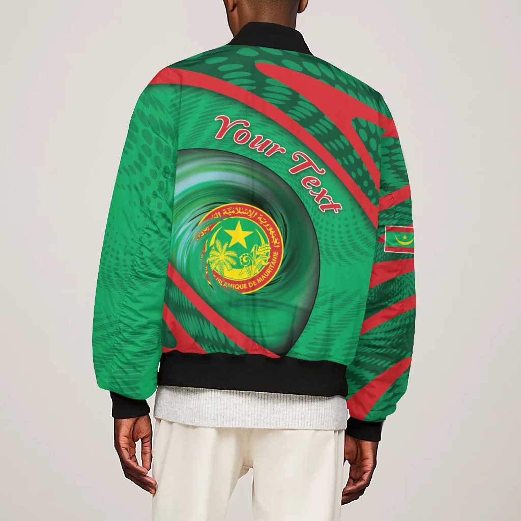 Personalized Mauritania Bomber Jacket African Wildcat From Richat Structure