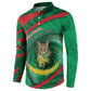 Personalized Mauritania Button Sweatshirt African Wildcat From Richat Structure
