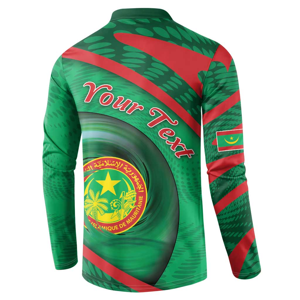 Personalized Mauritania Button Sweatshirt African Wildcat From Richat Structure