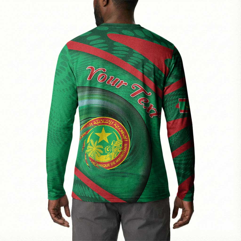 Personalized Mauritania Button Sweatshirt African Wildcat From Richat Structure