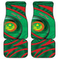 Personalized Mauritania Car Mats African Wildcat From Richat Structure