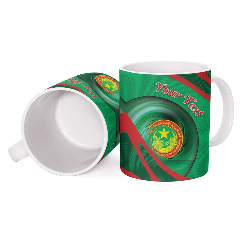Personalized Mauritania Ceramic Mug African Wildcat From Richat Structure