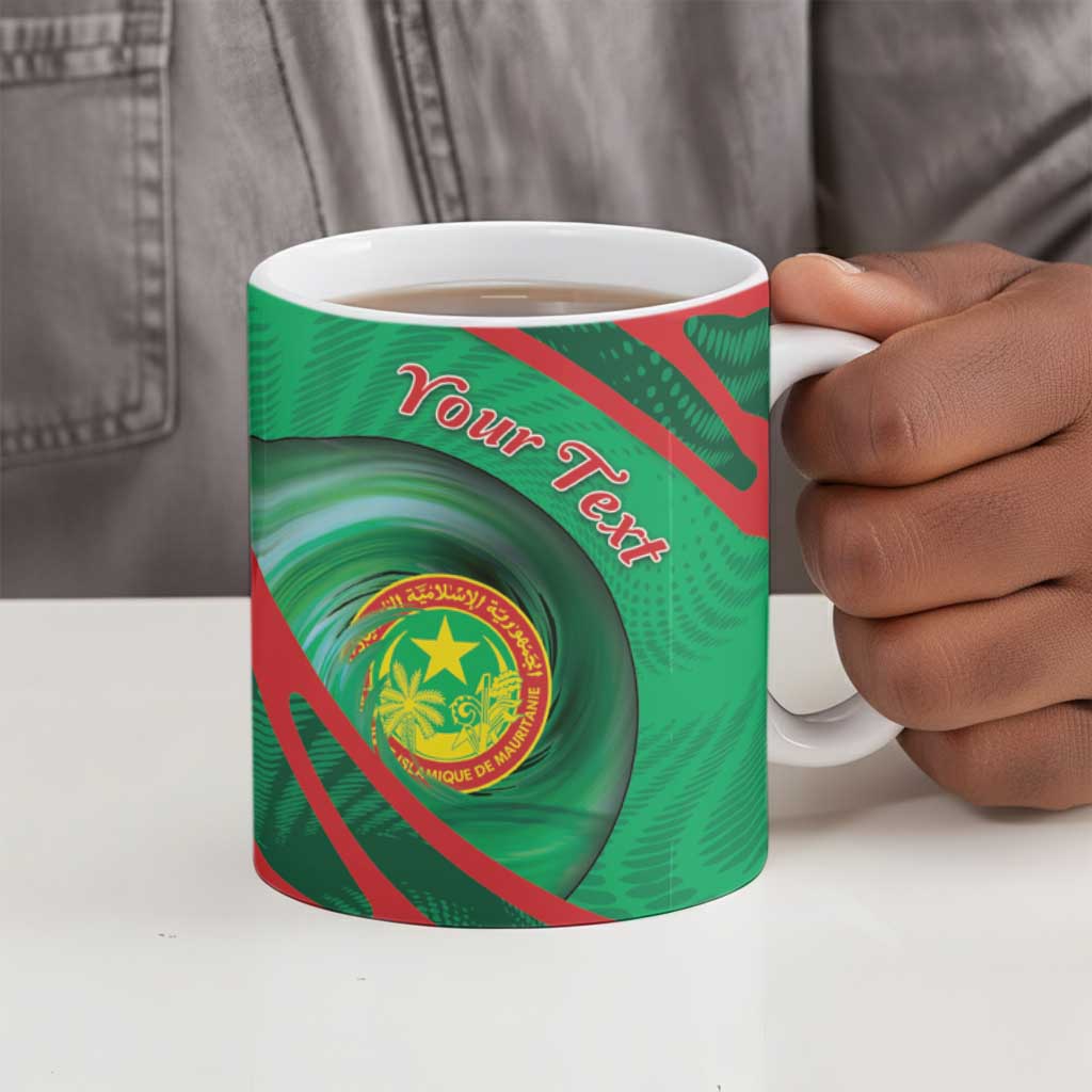 Personalized Mauritania Ceramic Mug African Wildcat From Richat Structure