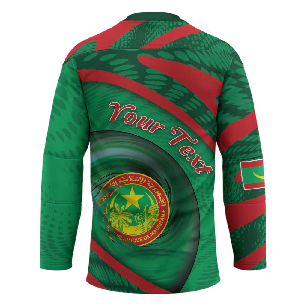 Personalized Mauritania Hockey Jersey African Wildcat From Richat Structure