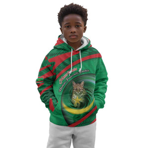 Personalized Mauritania Kid Hoodie African Wildcat From Richat Structure