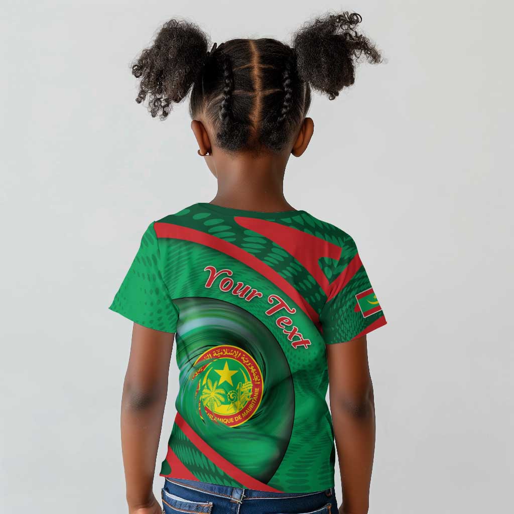 Personalized Mauritania Kid T shirt African Wildcat From Richat Structure
