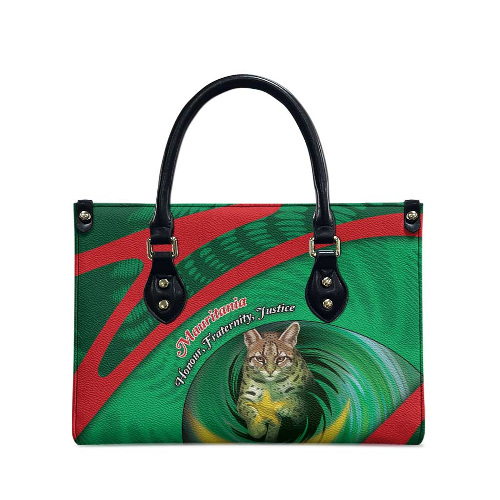 Mauritania Leather Bag African Wildcat From Richat Structure
