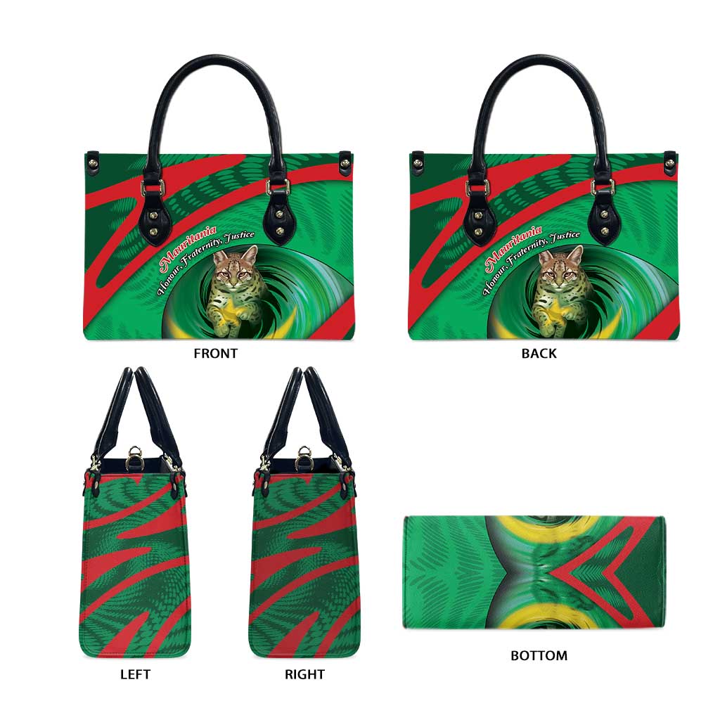 Mauritania Leather Bag African Wildcat From Richat Structure