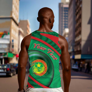 Personalized Mauritania Men Tank Top African Wildcat From Richat Structure