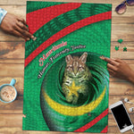 Mauritania Puzzle African Wildcat From Richat Structure