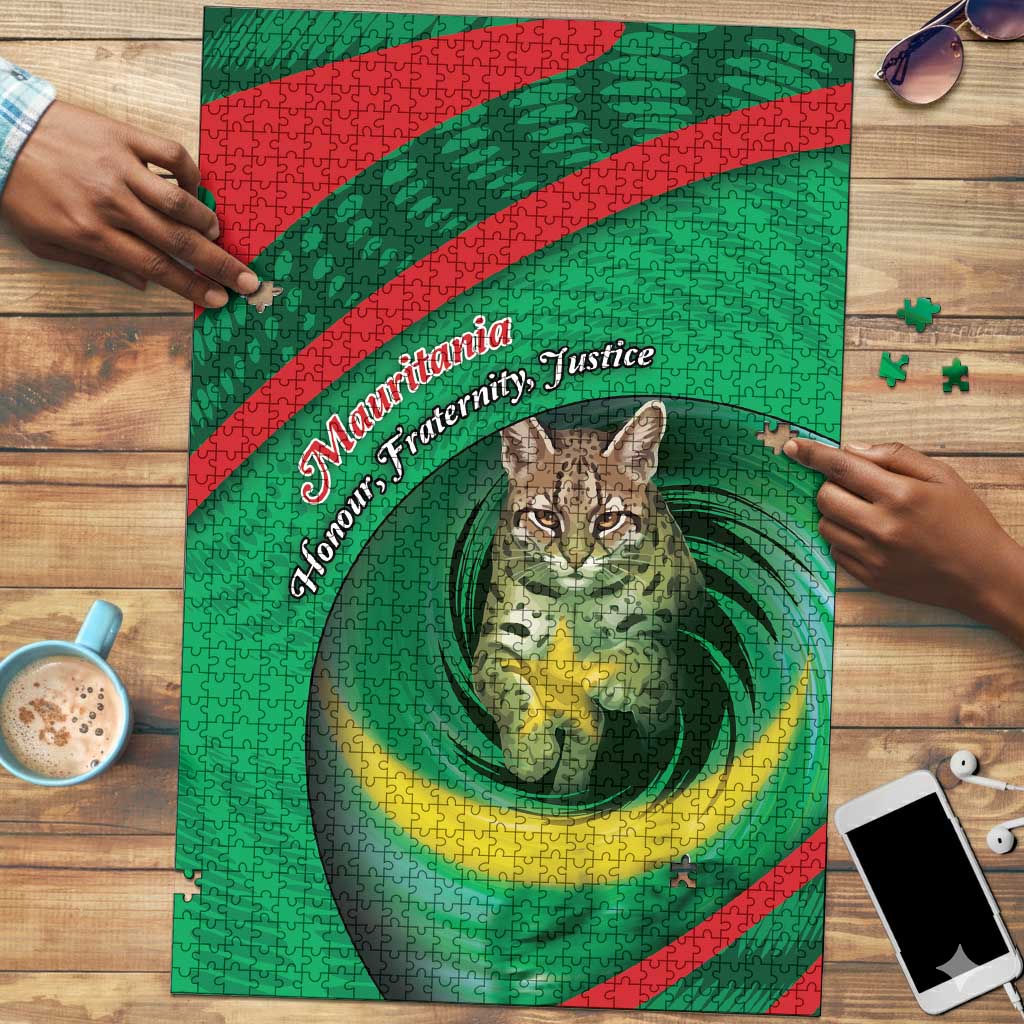 Mauritania Puzzle African Wildcat From Richat Structure