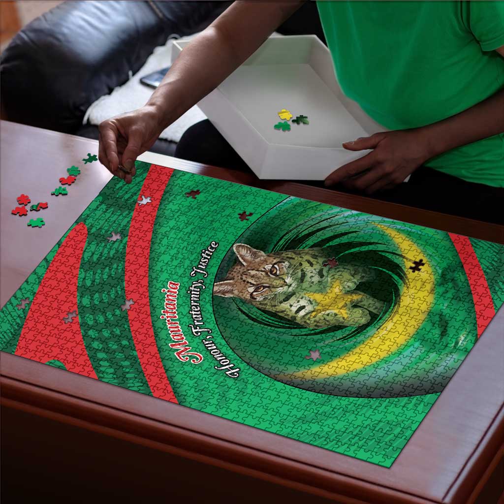 Mauritania Puzzle African Wildcat From Richat Structure