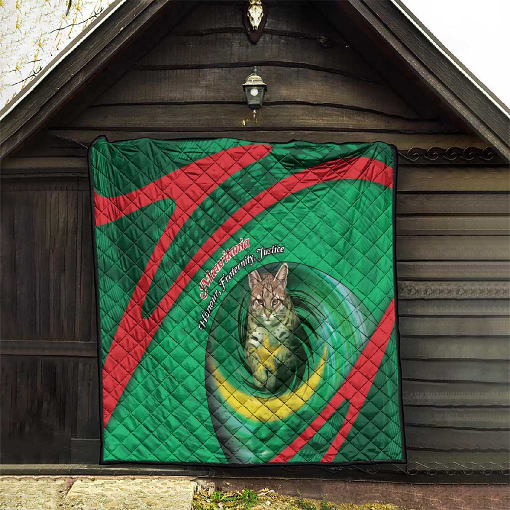 Mauritania Quilt African Wildcat From Richat Structure