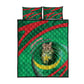 Mauritania Quilt Bed Set African Wildcat From Richat Structure